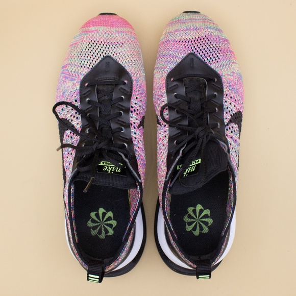 Nike Air Max Flyknit Racer Multi-Color Running Shoes DM9073-300 Women's Size 8.5 - Picture 5 of 8